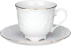 Чашка с блюдцем Cmielow i Chodziez Rococo / 676-076 (золотая линия) - 