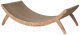 Лежанка-когтеточка Чешир Уфолог / 375-26 (коричневый) - 