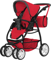 Коляска для куклы Carrello Avanti 2 в 1 / 9662 (Red) - 