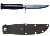 Нож туристический Morakniv Scout 39 Safe / 12480 (черный) - 