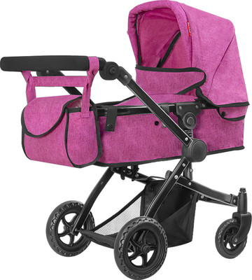 Коляска для куклы Carrello Maestro 2 в 1 / 9651B (Rose Red) - 
