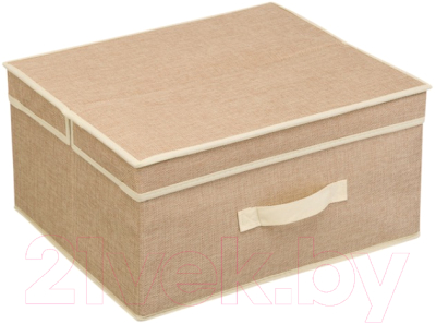 Коробка для хранения Handy Home Лен 410x350x200 / UC-28 (песочный)