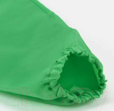 Фартук для творчества Юнландия Накидка с рукавами для труда / 228357 (зеленый, с клеенкой)