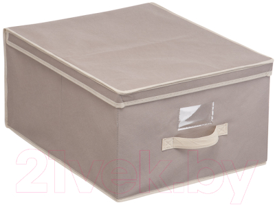 Коробка для хранения Handy Home Вельвет 500x400x250 / AH-08 (серый)