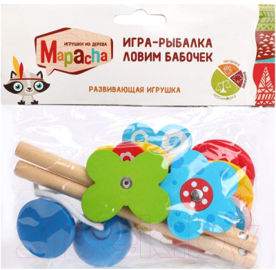 

Развивающий игровой набор Mapacha, Ловим бабочек / 76629