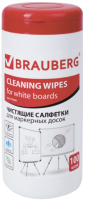 Салфетки для очистки маркерных досок Brauberg 513029 (100шт) - 