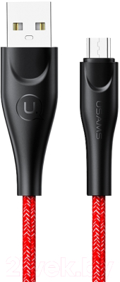 Кабель Usams U41 USB2.0 AM-MicroBM / SJ399USB02 (3м, красный)
