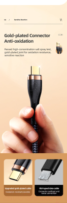 Кабель Usams U64 USB2.0 AM - Type-C / SJ488USB01 (1.2м, черный)