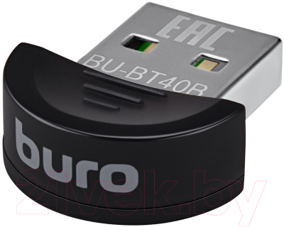 Bluetooth-адаптер Buro BU-BT40B (20м, черный)