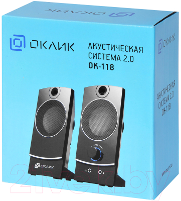 Мультимедиа акустика Oklick OK-118 (черный)