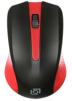 Мышь Oklick 485MW (черный/красный) - 