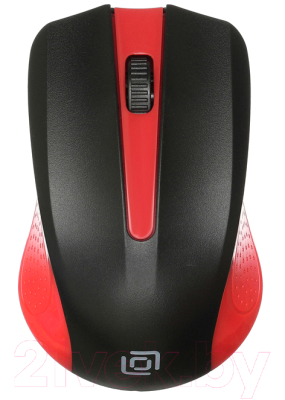 Мышь Oklick 485MW (черный/красный)