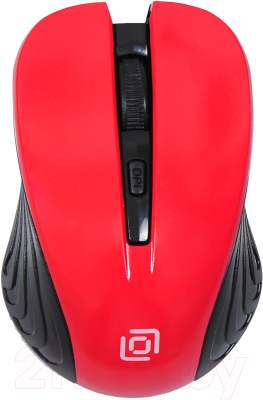 Мышь Oklick 545MW (черный/красный)