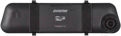 Видеорегистратор-зеркало Digma FreeDrive 114 (черный)