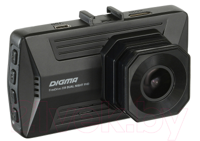 Автомобильный видеорегистратор Digma FreeDrive 208 DUAL Night FHD (черный)