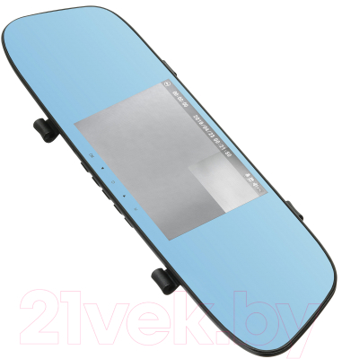 Видеорегистратор-зеркало Digma FreeDrive 404 Mirror Dual (черный)