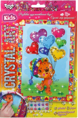 

Набор для творчества Danko Toys, Crystal Art Мишка / Cart-01-05