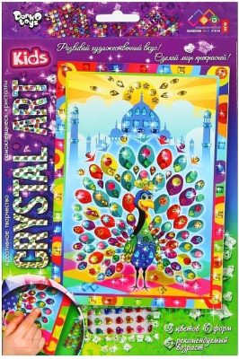 

Набор для творчества Danko Toys, Crystal Art Павлин / Cart-01-06