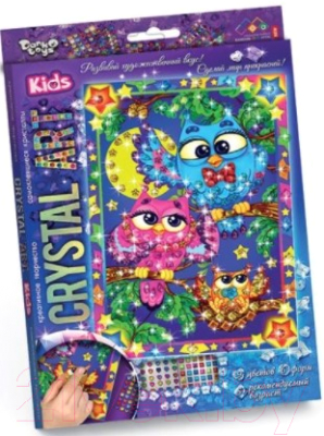 

Набор для творчества Danko Toys, Crystal Art Совы / Cart-01-09