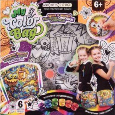 

Набор для творчества Danko Toys, My Color Bag Сумка-раскраска. Сова / mCOB-01-03