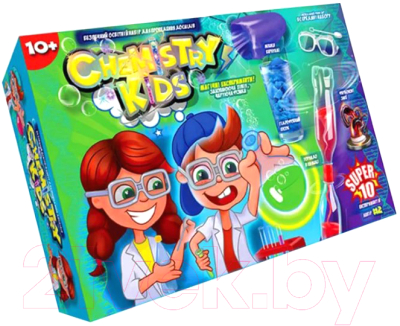 

Набор для опытов Danko Toys, 10 магических экспериментов Chemistry Kids / CHK-01-02