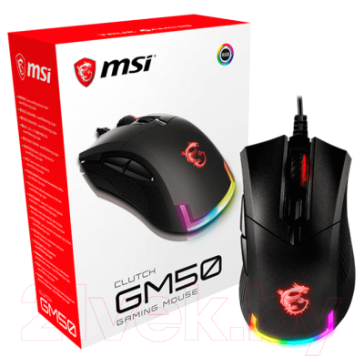 Мышь MSI Clutch GM50 (черный)