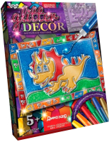 

Набор для творчества Danko Toys, Витражная картина. Динозавр / GD-01-02