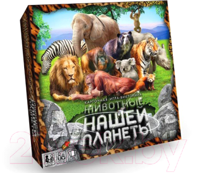 

Настольная игра Danko Toys, Животные нашей планеты / G-JNP-01