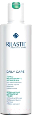 Тоник для лица Rilastil Daily Care Вяжущий восстанавливающий для жирной кожи (200мл)