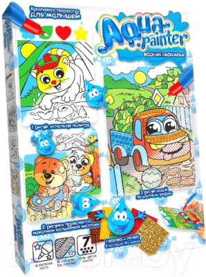 

Раскраска Danko Toys, Водная раскраска №4 / AQP-01-04