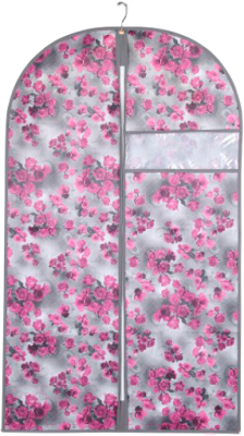 Чехол для одежды Handy Home Роза 1000x600 / UC-52 (розовый/серый)