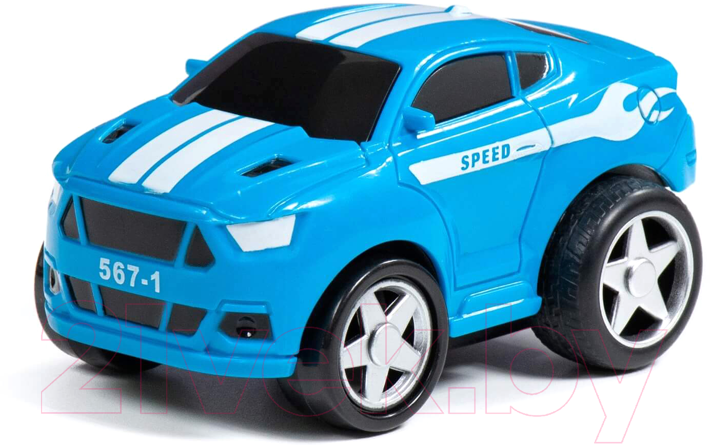 Автомобиль игрушечный Полесье Крутой вираж гоночный №1 / 79831 (инерционный) — фото 6