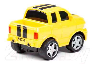 Автомобиль игрушечный Полесье Крутой вираж гоночный №3 / 79855 (инерционный)