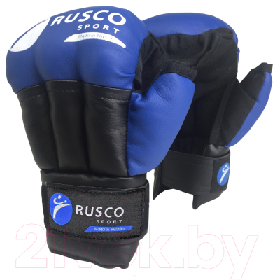 Перчатки для рукопашного боя RuscoSport Классик (2oz, синий)