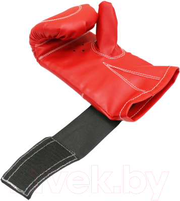 Боксерские перчатки RuscoSport к/з (M, красный)