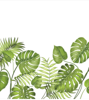 Набор сервировочных салфеток JoyArty Листья тропических растений / np_36054 (4шт) - 