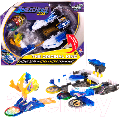 Изображение товара Игрушка-трансформер Screechers Дикие Скричеры. Аэроскричер 2 в 1 Ориджинал Кинг / 39131