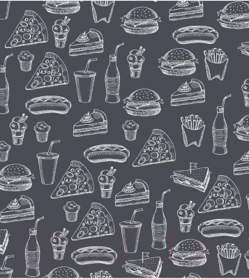 

Набор сервировочных салфеток JoyArty, Фаст-фуд / np_40081640