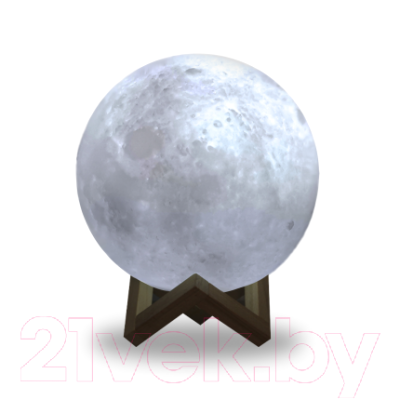 Ночник Gauss 3D Луна 1W D10см / NN001 (белый)