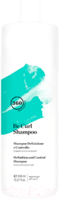 Шампунь для волос Kaaral 360 Be Curl Дисциплинирующий для вьющихся и волнистых волос (450мл)