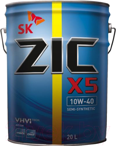 Моторное масло ZIC X5 10W40 / 192622 (20л)