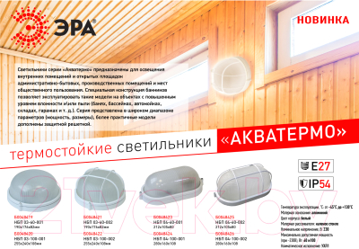 Светильник ЖКХ ЭРА Акватермо / Б0048423