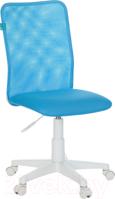 Кресло детское Бюрократ KD-9/WH/TW-55 (голубой/белый, TW-31/TW-55)