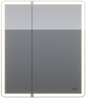 Шкаф с зеркалом для ванной Dreja Point / 99.9033 (белый) - 