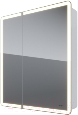 Шкаф с зеркалом для ванной Dreja Point / 99.9033 (белый)