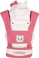 Эрго-рюкзак Polini Kids Disney Baby Кошка Мари с вышивкой / 0002320-2 (розовый) - 