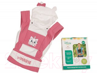 Сумка-кенгуру Polini Kids Disney Baby Кошка Мари с вышивкой / 0002320-2 (розовый)