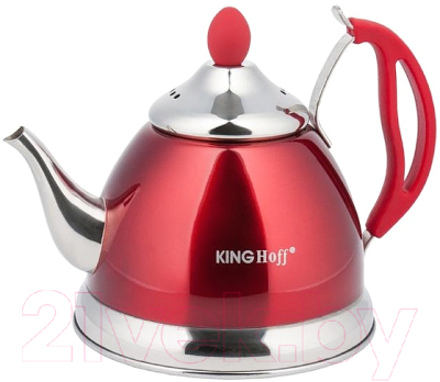 Заварочный чайник KING Hoff KH-3762 (красный)