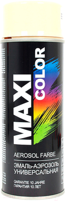 Эмаль Maxi Color 1015MX RAL 1015 (400мл, светлая слоновая кость)