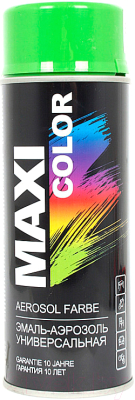 Эмаль Maxi Color 6018MX RAL 6018 (400мл, желто-зеленый)